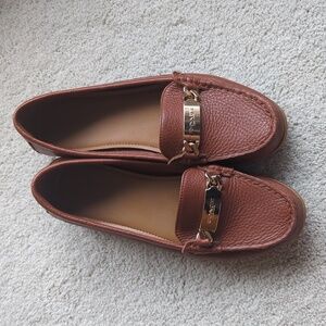 Coach Olive Pebble Grain Leather Loafer